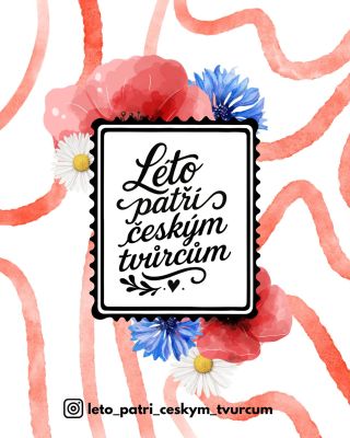 Přidáváme se ke krasne kampani Léto patří českým tvůrcům. Chceme ukázat, že v Česku vzniká spousta poctivé a ruční tvorby...