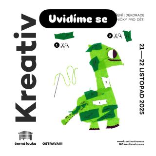 Chceš na Kreativ Ostrava? Máme pro tebe 2 lístky, tak pojď soutěžit Pokud nás ještě nesleduješ tak si přidej stránky...